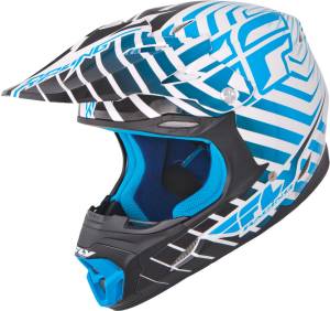 THREE.4 SONAR HELMET WHITE/BLUE 2X