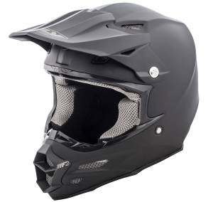 F2 CARBON SOLID HELMET MATTE BLACK 2X