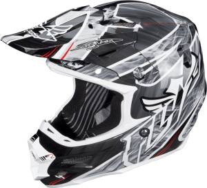 F2 CARBON ACETYLENE HELMET BLACK/WHITE L