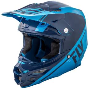 F2 CARBON REWIRE HELMET NAVY BLUE/LIGHT BLUE 2X