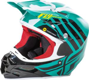 F2 CARBON ZOOM HELMET TEAL/BLACK/WHITE XS