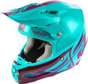 F2 CARBON SHIELD HELMET SEAFOAM/PORT 2X