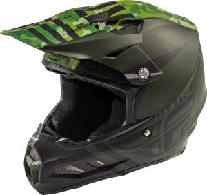 F2 CARBON GRANITE HELMET DARK GREEN/BLACK XS