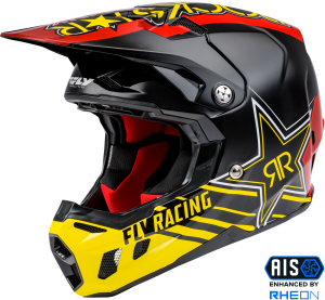 FORMULA CC ROCKSTAR HELMET BLACK/RED/YELLOW 2X