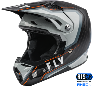 FORMULA CARBON AXON HELMET BLACK/GREY/ORANGE XS