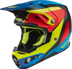 YOUTH FORMULA CRB PRIME HELMET HI-VIS/BLUE/RED YL