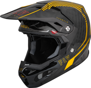 FORMULA CARBON TRACER HELMET GOLD/BLACK MD