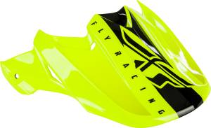 F2 CARBON SHIELD HELMET VISOR HI-VIS/YELLOW