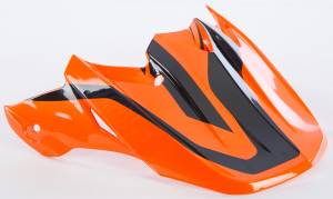 F2 CARBON PURE HELMET VISOR COLD WEATHER ORANGE/BLACK