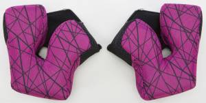 CHEEK PAD '15 20MM PURPLE/YELLOW 2X