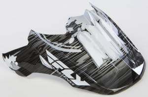 F2 CARBON HMK STAMP VISOR BLACK/WHITE