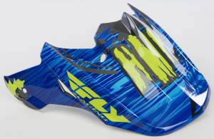 F2 CARBON HMK STAMP VISOR BLUE/GREEN