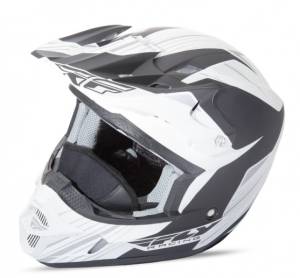 KINETIC PRO COLD WEATHER HELMET MATTE WHITE/BLACK 2X