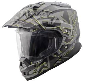 TREKKER NOVA HELMET MATTE GREY/HI-VIS XS