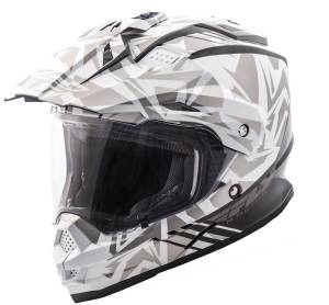 TREKKER NOVA HELMET WHITE/GREY 2X