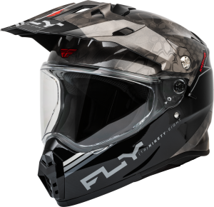 TREKKER KRYPTEK CONCEAL HELMET BLACK/GREY/WHITE 2X