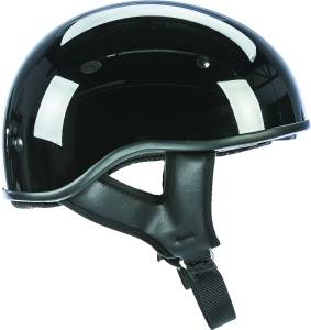 .357 SOLID HALF HELMET BLACK 2X