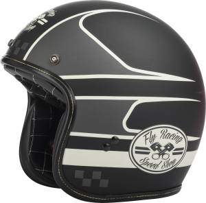 .38 WRENCH HELMET BLACK/VINTAGE WHITE 2X