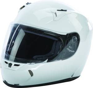 REVOLT SOLID HELMET ECE WHITE XS