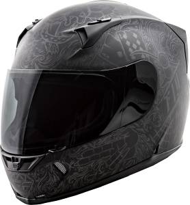 REVOLT INK'N NEEDLE HELMET MATTE BLACK/GUNMETAL 2X