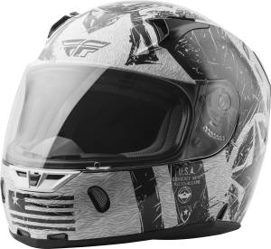 REVOLT LIBERATOR HELMET WHITE/BLACK XS