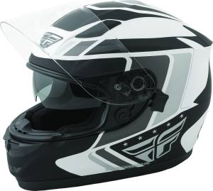 CONQUEST RETRO HELMET WHITE/BLACK/GREY 2X