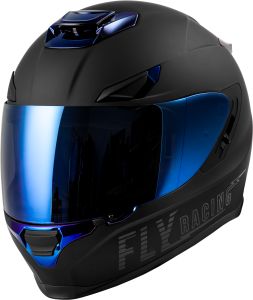 SENTINEL RECON HELMET MATTE BLACK/BLUE CHROME 2X