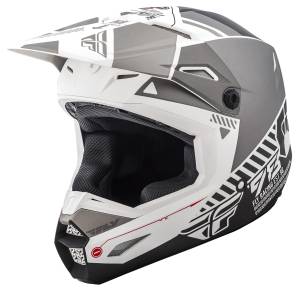 ELITE HELMET MATTE WHITE/GREY 2X