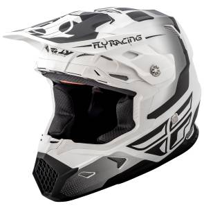 TOXIN ORIGINAL HELMET MATTE WHITE/BLACK 2X