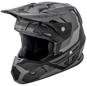 TOXIN ORIGINAL HELMET MATTE BLACK/GREY 2X