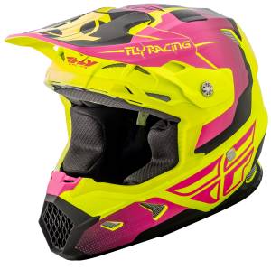 TOXIN ORIGINAL HELMET MATTE HI-VS/PINK 2X