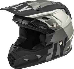 TOXIN TRANSFER HELMET MATTE GREY/BLACK YL