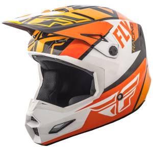 ELITE GUILD HELMET ORANGE/WHITE/BLACK XS