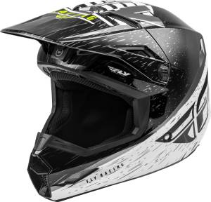 KINETIC K120 HELMET BLACK/WHITE/HI-VIS 2X