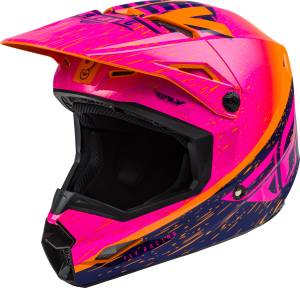 KINETIC K120 HELMET ORANGE/PINK/DARK BLUE XS