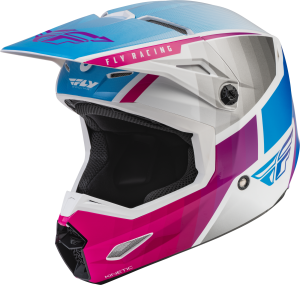 KINETIC DRIFT HELMET PINK/WHITE/BLUE 2X