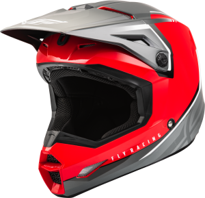 KINETIC VISION HELMET RED/GREY MD