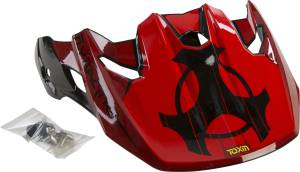 TOXIN ORIGINAL VISOR RED/BLACK