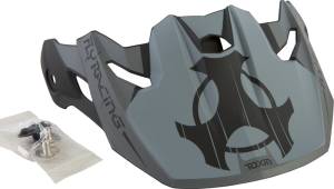 TOXIN ORIGINAL YOUTH VISOR MATTE BLACK/GREY