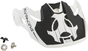 TOXIN ORIGINAL YOUTH VISOR MATTE WHITE/BLACK