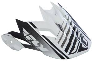 DEFAULT HELMET VISOR (MATTE WHITE/BLACK)