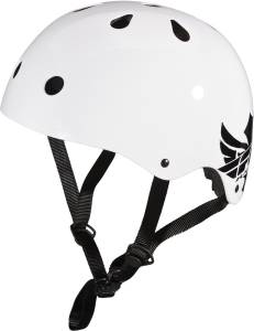 DIRT/PARK HELMET (GLOSS WHITE/BLACK)