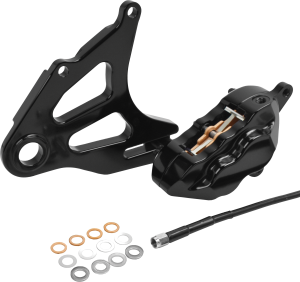 4 PIST REAR CALIPER KIT BLACK ST 18-UP