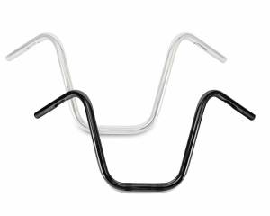 NARROW 12" APEHANGERS 1" BLACK