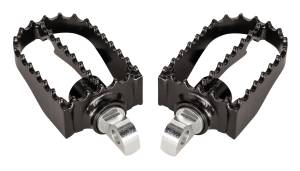 MX STYLE FOOTPEGS BLACK