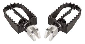 MX STYLE M8 RIDER FOOTPEGS BLACK