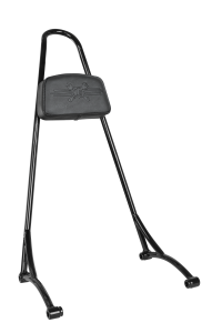 TALL SISSY BAR W/ PAD BLACK