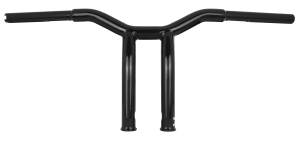 DOMINATOR RAKED BAR 10" 1.25" GLOSS BLACK