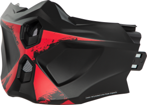 COVERT X FACE MASK RAY MATTE RED