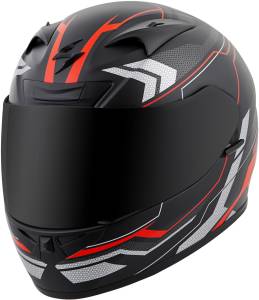 EXO-R710 FULL-FACE HELMET TRANSECT RED 2X